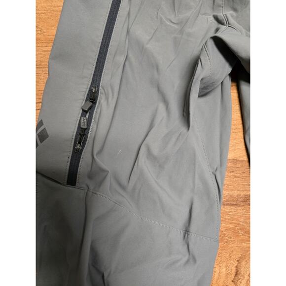 Outdoor Ski Pants Gray Waterproof Zippered Pockets Adjustable Mens 34x32 - Picture 12 of 16